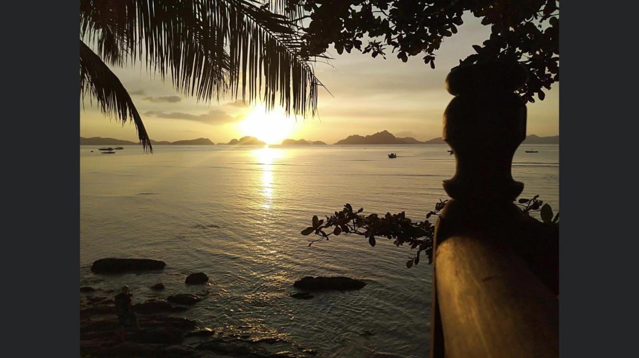 Hut Sunset Island View El Nido Exterior foto