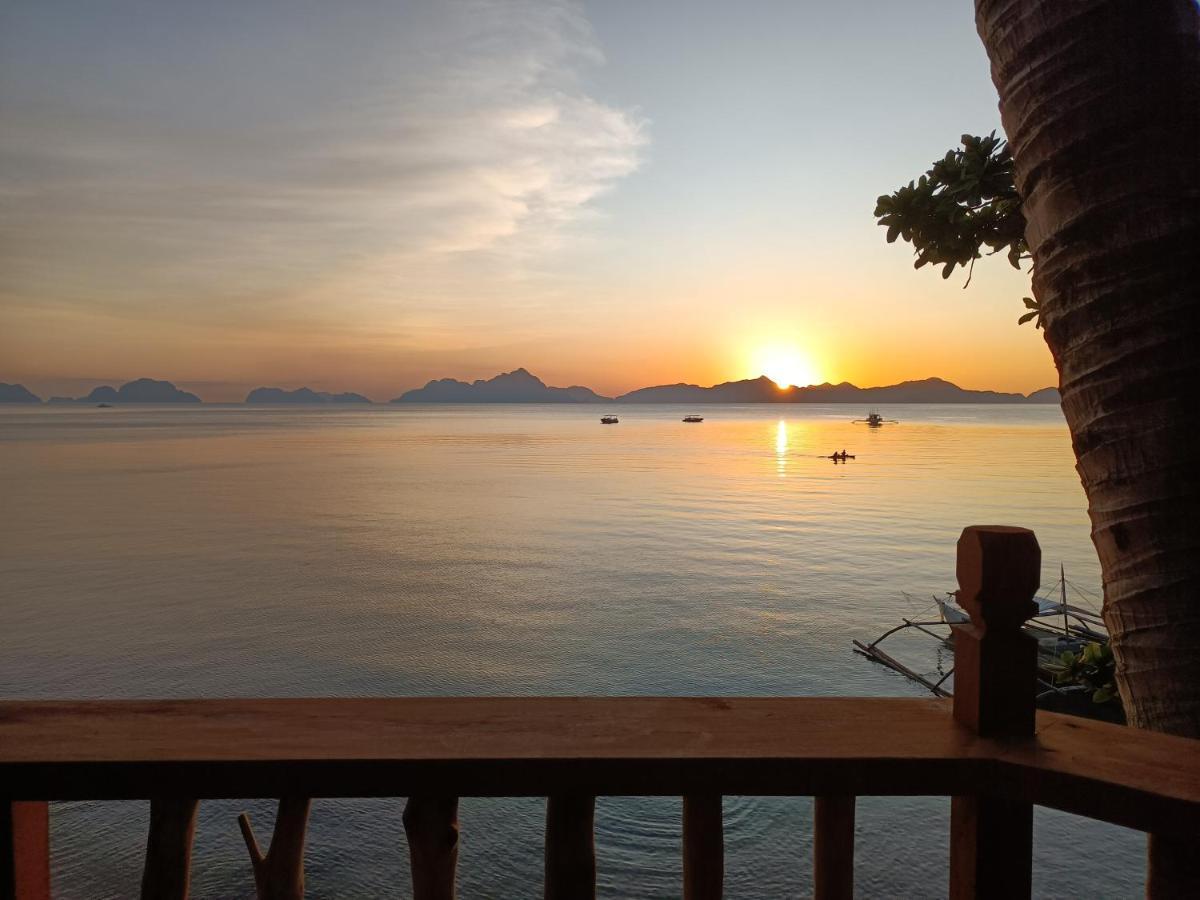 Hut Sunset Island View El Nido Exterior foto