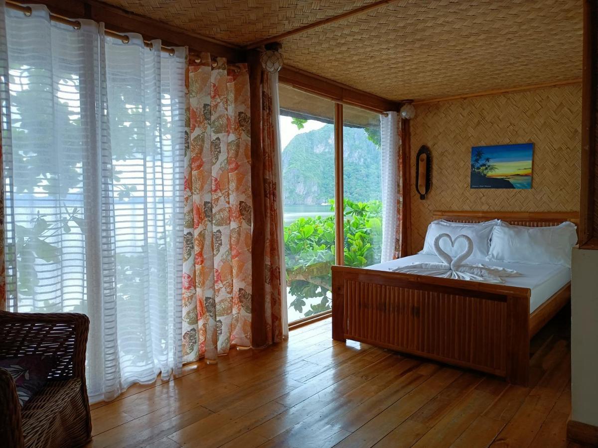 Hut Sunset Island View El Nido Exterior foto
