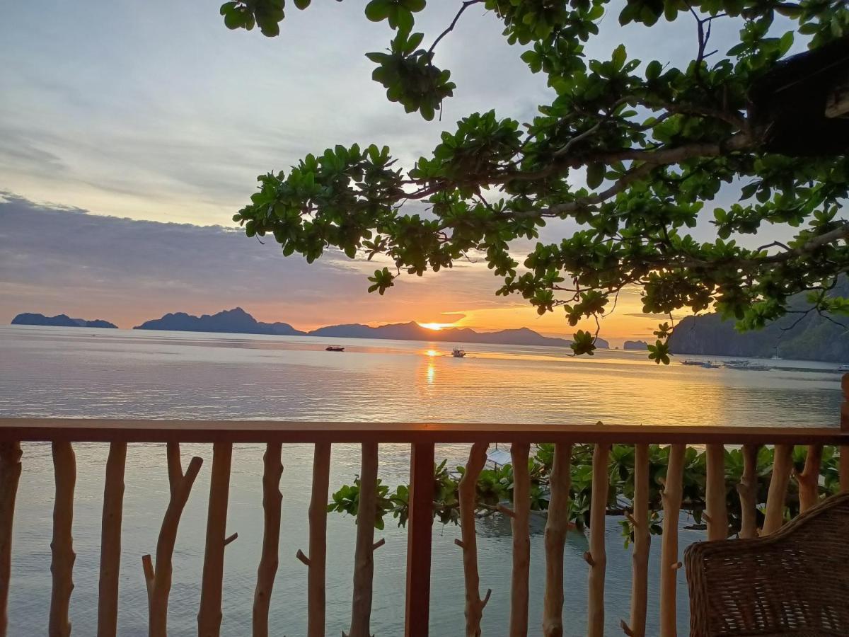 Hut Sunset Island View El Nido Exterior foto