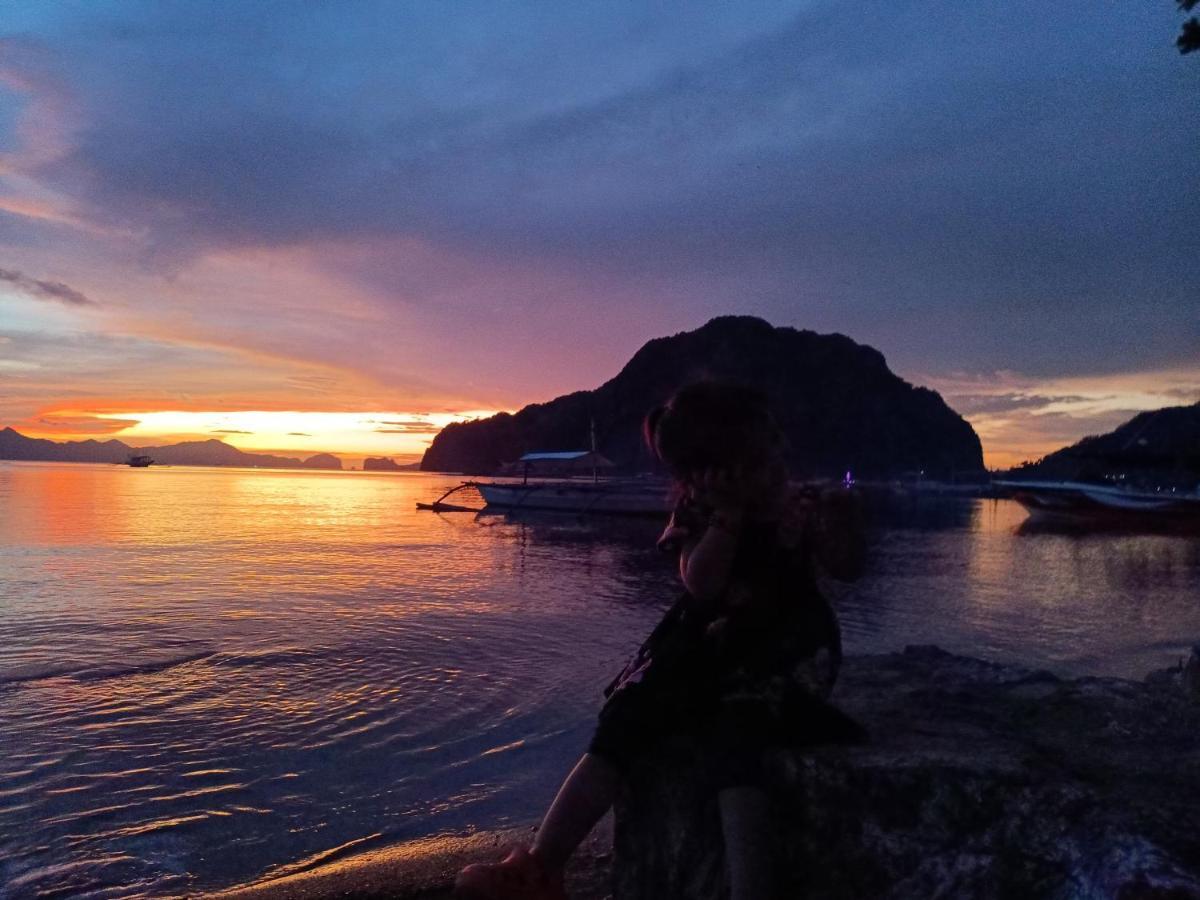 Hut Sunset Island View El Nido Exterior foto